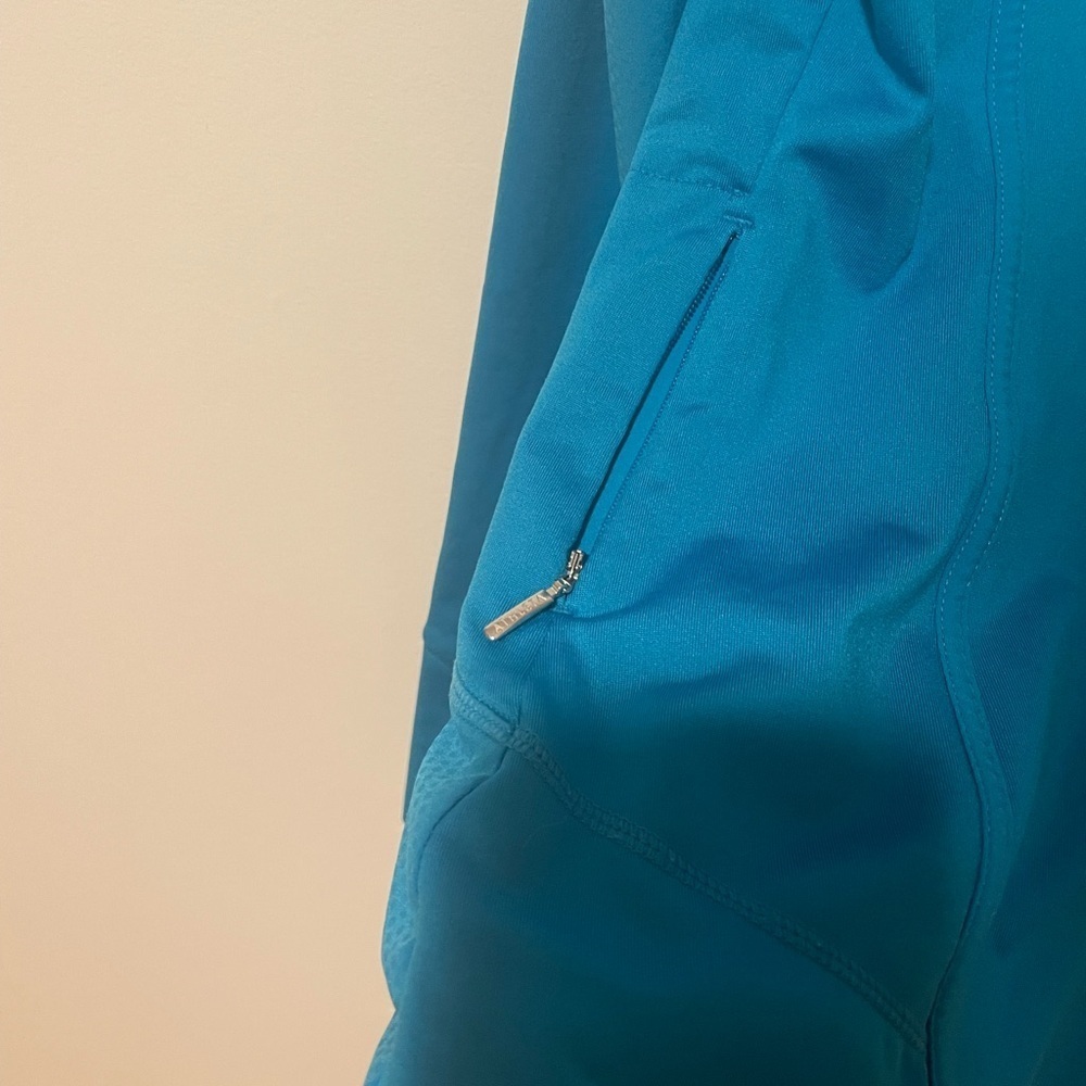 Athleta 1/2 Zip Running Top Turquoise Women's XS, fits like S - Picture 5 of 10